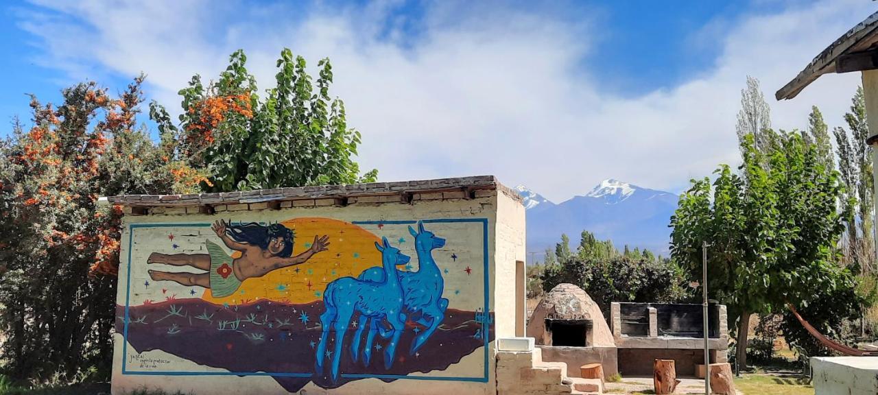 Aire De Barreal Hostel Andino Bagian luar foto