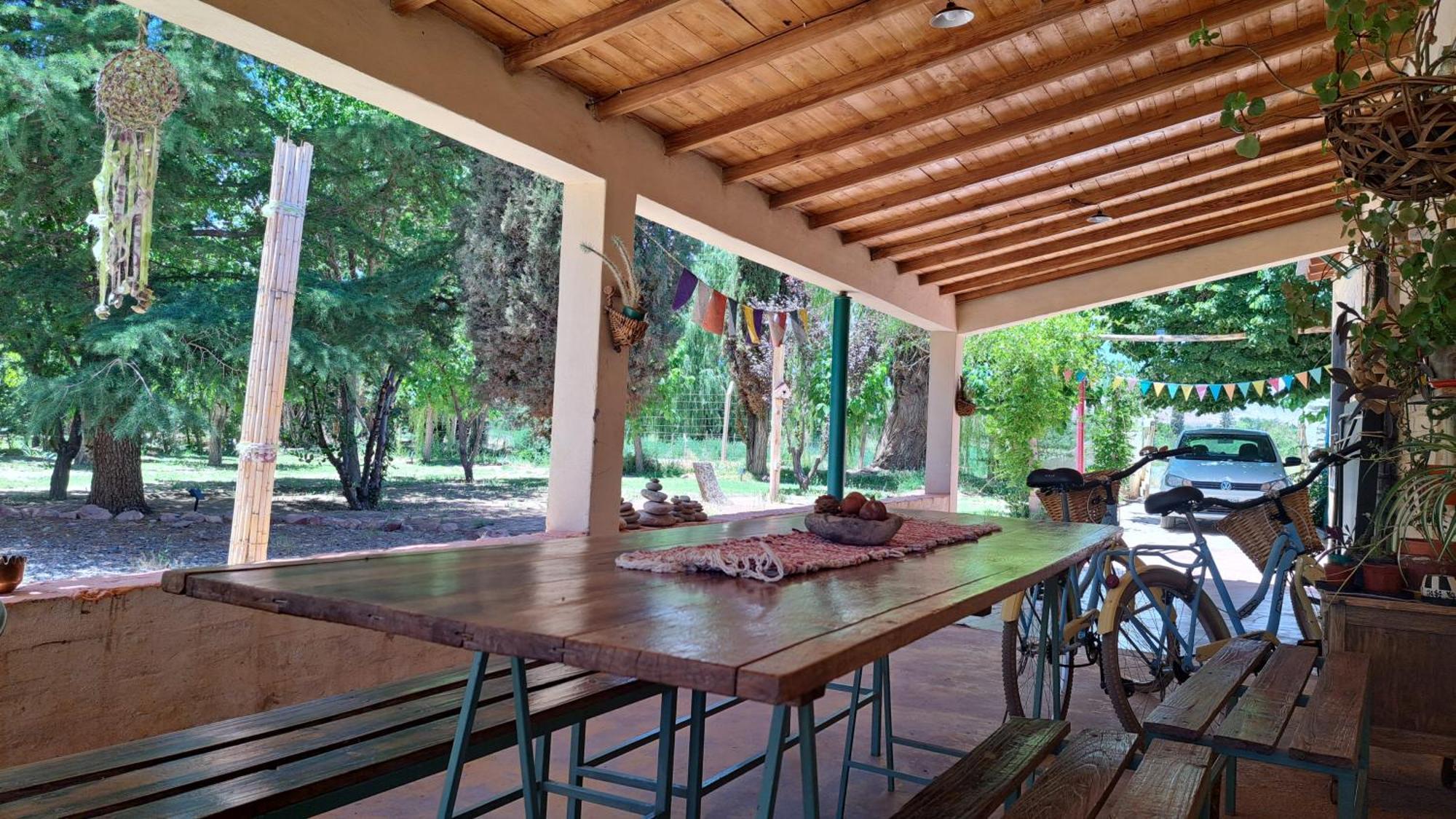 Aire De Barreal Hostel Andino Bagian luar foto