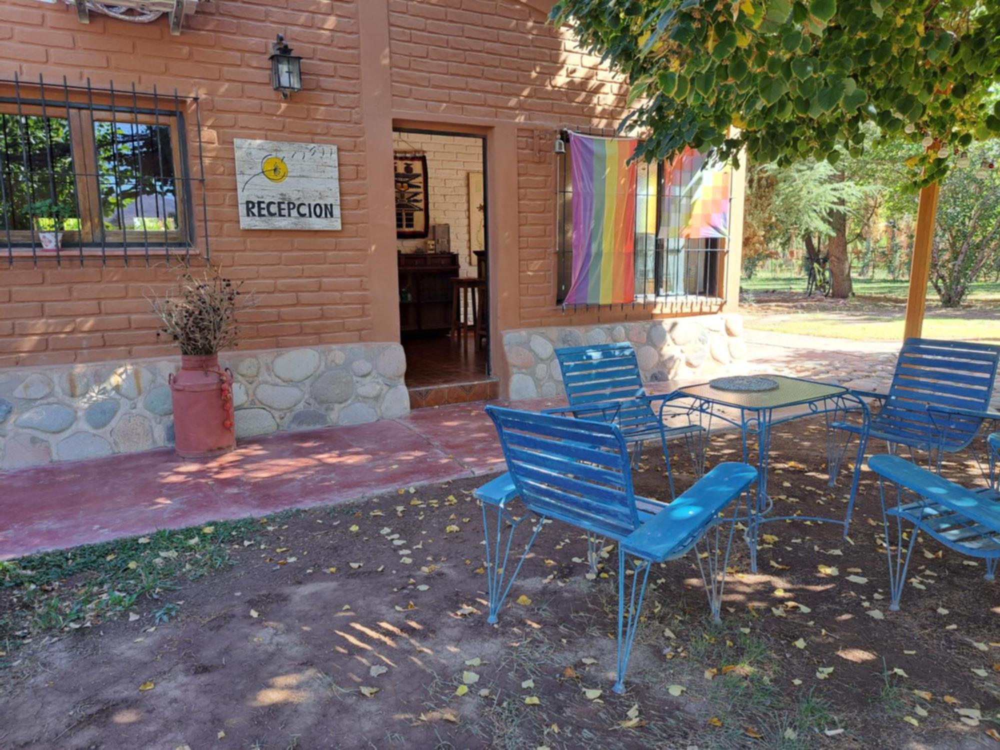 Aire De Barreal Hostel Andino Bagian luar foto